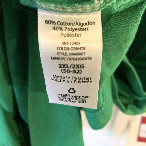 "I CAN GET YOU ON THE NAUGHTY LIST" Christmas T-SHIRT Men 2XL Green NEW W/TAG - Picture 6 of 6